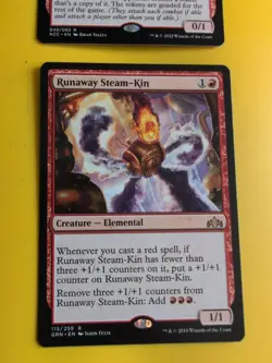 Life of the Party. NCC & Runaway Steam-kin GRN elemental MTG 2 card. - Image 4