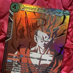 Son Gohan Brother Dragon Ball Z SEVEN Waifu Anime Holo Girl ACG Card - Image 2
