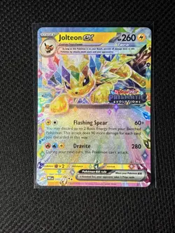 Jolteon ex (Prismatic Evolutions Stamp) 030/131 Holo Pokemon Card Stamped - Image 1