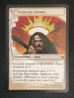 MTG Daybreak Coronet - Future Sight - Rare - Lightly Played - Image 1