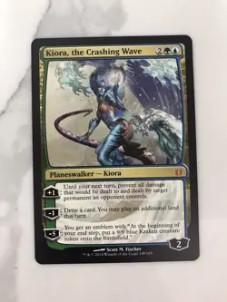 Kiora the Crashing Wave MTG Magic the Gathering Card NM Near Mint BRG - Image 1