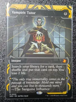 Vampiric Tutor Secrets of Strixhaven: Mystical Archive NM - Image 1