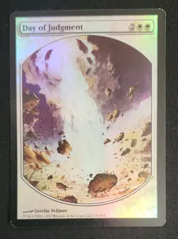 MTG Day of Judgment - Magic Player Rewards - Rare Foil - Lightly Played - Image 1
