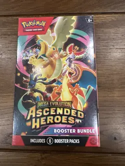 Pokemon Mega Evolution ASCENDED HEROES BOOSTER BUNDLE BOX - Image 1
