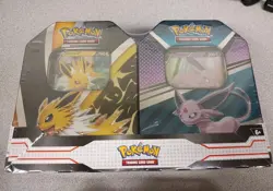 V Heroes 3x 2-Pack Tin Bundle Set Eevee Evolutions (Target 2023) Pokemon TCG - Image 2