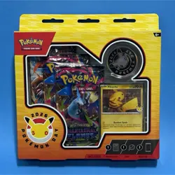 Pokemon Day 2026 Collection Box Pikachu Promo Card Coin Booster Packs English - Image 1