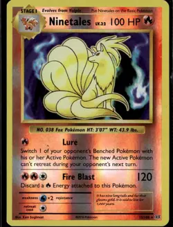 Ninetales Holo Rare XY Evolutions 15/108 Fire Reverse Holo Pokemon Card - Image 1