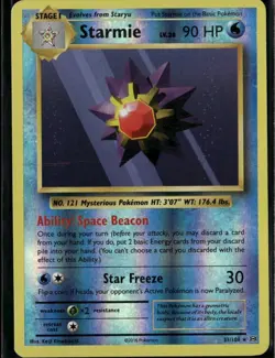 Starmie Rare XY Evolutions 31/108 Water Reverse Holo Pokemon Card - Image 1