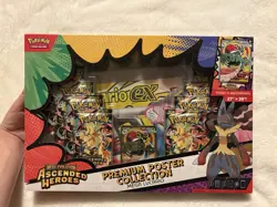 Pokemon Mega Evolution Ascended Heroes Premium Poster Collection Box Lucario New - Image 1