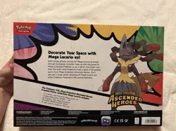 Pokemon Mega Evolution Ascended Heroes Premium Poster Collection Box Lucario New - Image 2