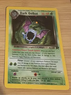 Dark Golbat - 7/82 - Team Rocket - HOLO - NM/EXE | POKEMON - Image 1