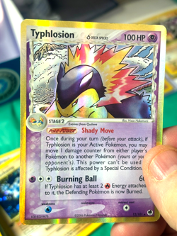 Typhlosion Delta Species Reverse Holo 12/101 MP-HP Pokemon - Check Pictures - Image 1
