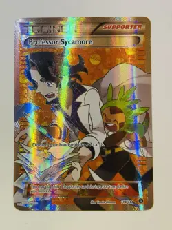 Professor Sycamore 114/114 XY Steam Siege Holo Ultra Rare Trainer Pokemon TCG - Image 1