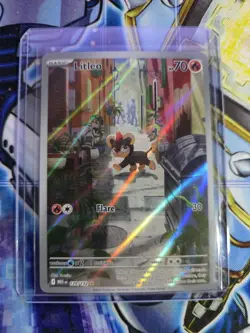 Pokemon TCG Mega Evolution: Litleo (Illustration Rare) English 139/132 - NM - Image 1