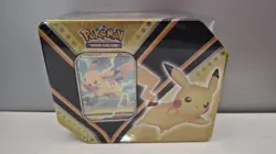Pokemon TCG - V-Powers Tin [Pikachu V] (Damaged) - Image 1