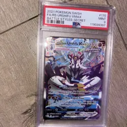 2021 Pokemon SwSH Battle Styles Urshifu VMAX Alt Art 170/163 PSA 9 - Image 1