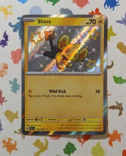 Pokemon TCG Shinx 135/091 Shiny Paldean Fates Holo English 2024 - Image 1