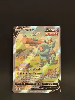 Golurk V 182/203 Rare Ultra Evolving Skies Pokemon Near Mint - Image 1