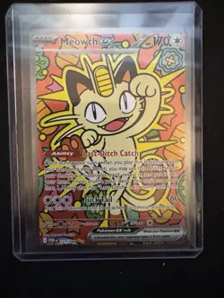 Meowth Ex Perfect Order 121/088 SIR Pokemon TCG English NM - Image 1