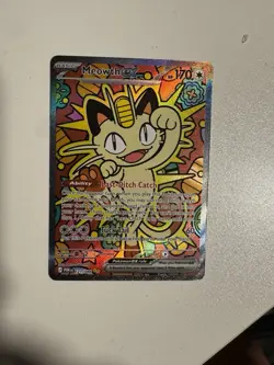 Meowth Ex Perfect Order 121/088 SIR Pokemon TCG English NM - Image 4