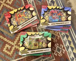 Pokemon TCG Ascended Heroes Mega Feraligatr Meganium & Emboar EX Box New Sealed - Image 1