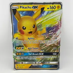 2019 Pokemon JUMBO Pikachu GX SM232 Sun & Moon Black Star Promo - Image 1