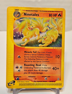 Ninetales 25/147 Rare Aquapolis Pokemon 1680 - Image 1