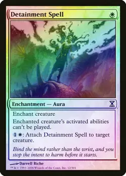 Detainment Spell FOIL Time Spiral NM White Common MAGIC MTG - Image 1