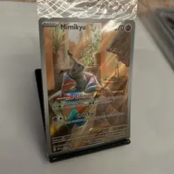 Pokemon Mimikyu SVP 075 Illustration Rare Holo Black Star Promo Sealed - Image 3