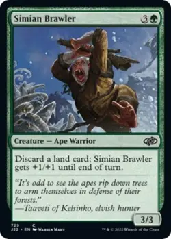 Simian Brawler - Near Mint MTG Jumpstart 2022 - Image 1