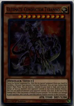 Ultimate Conductor Tyranno Ultra Rare Structure Deck: Dinosmasher's Fury SR04-EN - Image 1