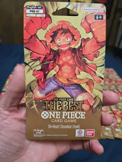 TCG The Best Premium Sleeved Blister Booster Pack One Piece PRB-01 English x72 - Image 2