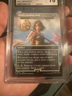 MTG x FINAL FANTASY SECRET LAIR - YUNA'S SENDING STAFF #1863 CGC 10 - Image 2