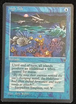 MTG High Tide (Coral) 1x - Fallen Empires - MTG Magic the Gathering - MP - Image 1