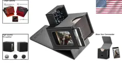 Faux Leather MTG Deck Box with Easy Access Design & Card Holder - Image 2
