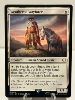 Weathered Wayfarer 183 R Commander: The Lord of the Rings NM MTG - Image 1