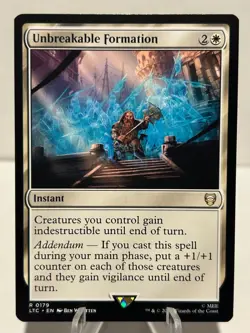 Unbreakable Formation 179 R Commander: The Lord of the Rings NM MTG - Image 1