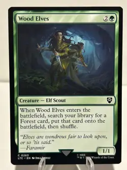 Wood Elves 263 C Commander: The Lord of the Rings: Tales of Middle-earth NM MTG - Image 1