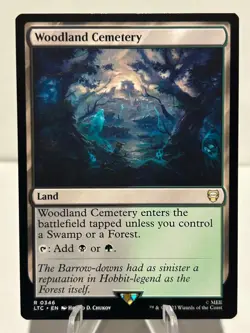 Woodland Cemetery 346 R Commander: The Lord of the Rings NM MTG - Image 1