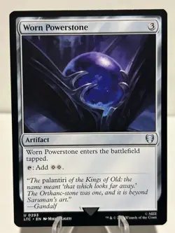 Worn Powerstone 293 U Commander: The Lord of the Rings NM MTG - Image 1
