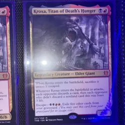 MTG Kroxa, Titan of Death's Hunger - Theros Beyond Death NM /Mint - Image 2