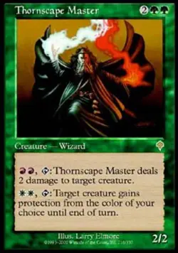 Thornscape Master - Light Play MTG Invasion - Image 1