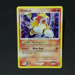 MAJOR HOLO Bleed ENTEI 4/132 Secret Wonders Crack Ice 2007 Pokemon Card ERROR NM - Image 2