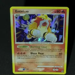 MAJOR HOLO Bleed ENTEI 4/132 Secret Wonders Crack Ice 2007 Pokemon Card ERROR NM - Image 4