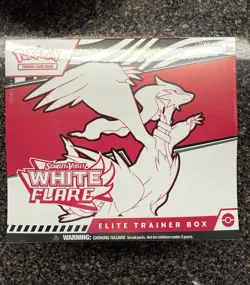 Pokemon TCG Scarlet and Violet White Flare Elite Trainer Box - Image 1