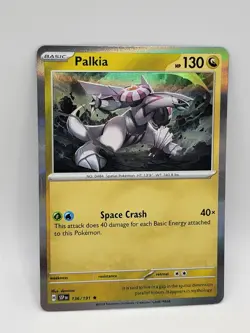 Palkia 136/191 Holo Rare Scarlet & Violet Surging Sparks Pokemon TCG NM - Image 1