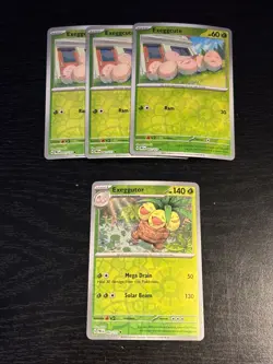 Exeggcute Exeggutor Reverse Holos Prismatic Evolutions English Pokemon Cards - Image 1