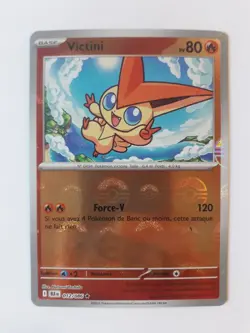 Carte Pokemon Victini PokeBall 012/086 - EV10.5 Foudre Noire BLK FR - NEUF NM - Image 1