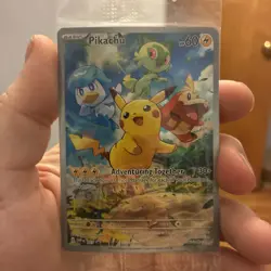 Pikachu #27 SEALED Pokemon TCG Black Star Promo Near Mint Paldea Evolved ETB 027 - Image 1