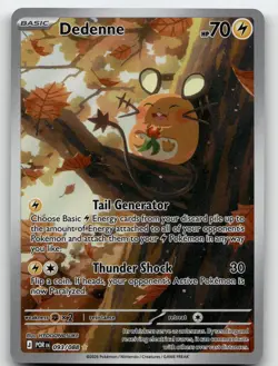 DEDENNE 093/088 ILLUSTRATION RARE PERFECT ORDER POKEMON NEAR MINT - Image 2